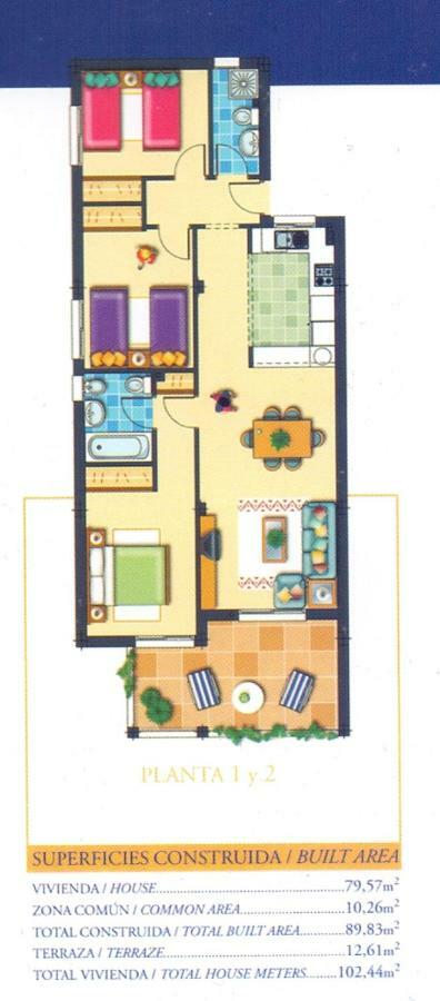 Ribera Beach 1 Apartment Nali Mar de Cristal Luaran gambar
